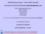 KEOPS planning meeting 2 