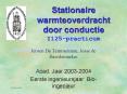 Stationaire warmteoverdracht door conductie I125practicum PowerPoint PPT Presentation