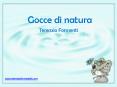 Gocce di natura PowerPoint PPT Presentation
