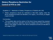 Dietary Phosphorus Restriction for