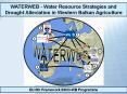 WATERWEB - Water Resource Strategies and Drought Alleviation in Western Balkan Agriculture PowerPoint PPT Presentation