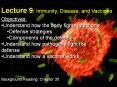 Lecture 9: Immunity, Disease, and Vaccines PowerPoint PPT Presentation