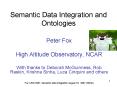 Semantic Data Integration and Ontologies PowerPoint PPT Presentation