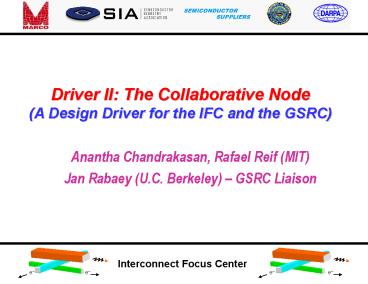 Interconnect Focus Center