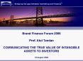 Brand Finance Forum 2006 PowerPoint PPT Presentation