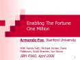 Enabling The Fortune One Million PowerPoint PPT Presentation