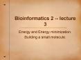 Bioinformatics 2 lecture 3 PowerPoint PPT Presentation