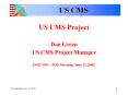 US CMS PowerPoint PPT Presentation