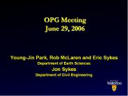 OPG Meeting June 29, 2006
