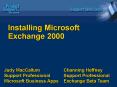 Installing Microsoft Exchange 2000 PowerPoint PPT Presentation