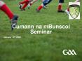 Cumann na mBunscol Seminar PowerPoint PPT Presentation