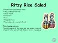 Ritzy Rice Salad PowerPoint PPT Presentation