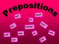 Prepositions PowerPoint PPT Presentation