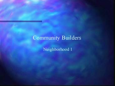 Community Builders