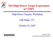 The HighPower Target Experiment at CERN
