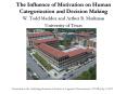 The Influence of Motivation on Human Categorization and Decision Making PowerPoint PPT Presentation