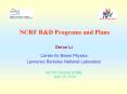 NCRF R PowerPoint PPT Presentation