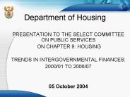 Department of Housing