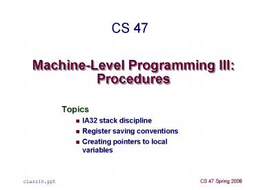 presentation player overlay