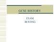 GCSE HISTORY PowerPoint PPT Presentation
