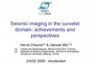Seismic imaging in the curvelet domain: achievements and perspectives