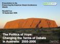 The Politics of Hope: PowerPoint PPT Presentation