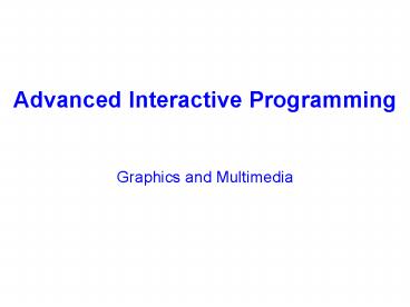 presentation player overlay