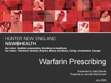 Warfarin Prescribing
