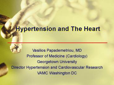 Hypertension and The Heart