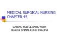MEDICAL SURGICAL NURSING CHAPTER 45 PowerPoint PPT Presentation