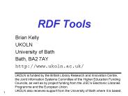 RDF Tools