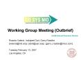 Working Group Meeting Outbrief PowerPoint PPT Presentation