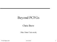 Beyond PCFGs