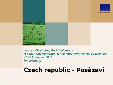 Leader  Observatory Final Conference: 