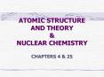 ATOMIC STRUCTURE AND THEORY PowerPoint PPT Presentation