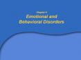 Chapter%206%20Emotional%20and%20Behavioral%20Disorders PowerPoint PPT Presentation
