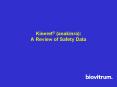 Kineret anakinra: A Review of Safety Data PowerPoint PPT Presentation
