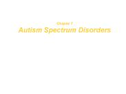 Chapter 7 Autism Spectrum Disorders