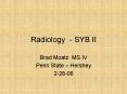 Radiology - SYB II PowerPoint PPT Presentation