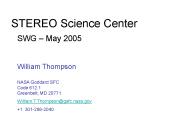 STEREO Science Center