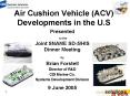 Air Cushion Vehicle ACV Developments in the U'S PowerPoint PPT Presentation