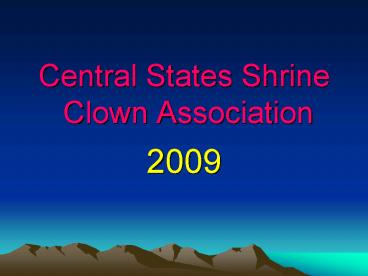 Central States Shrine Clown Association