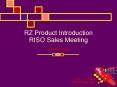 RZ Product Introduction RISO Sales Meeting PowerPoint PPT Presentation