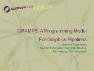 GRAMPS:%20A%20Programming%20Model