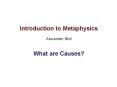 Introduction to Metaphysics PowerPoint PPT Presentation