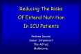Reducing The Risks Of Enteral Nutrition In ICU Patients PowerPoint PPT Presentation