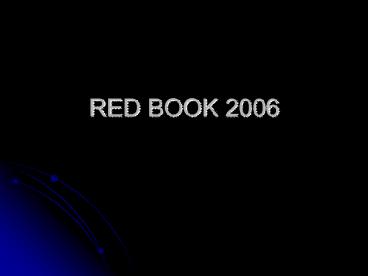 RED BOOK 2006