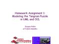 Homework Assignment 1: Modeling the Tangram Puzzle in UML and OCL PowerPoint PPT Presentation