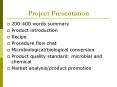 Project Presentation PowerPoint PPT Presentation