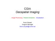 CGIA Geospatial Imaging . Image Processing . Feature Extraction . Visualization .